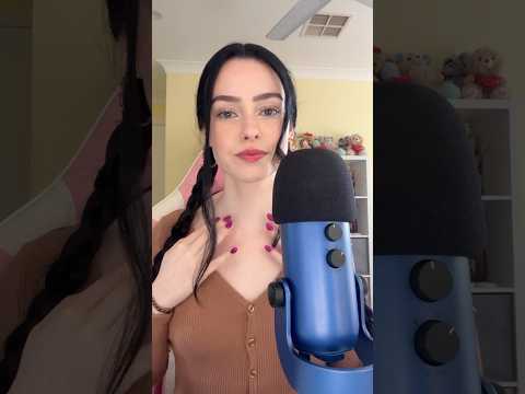 ASMR body triggers 🧍🏻‍♀️ #asmr #hairsounds #nailtapping #fabricscratching #mouthsounds