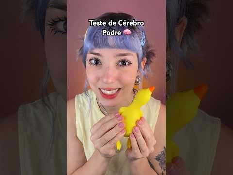 será que seu cérebro tá podre?? tente passar no teste do pato 🦆 #asmr #satisfying