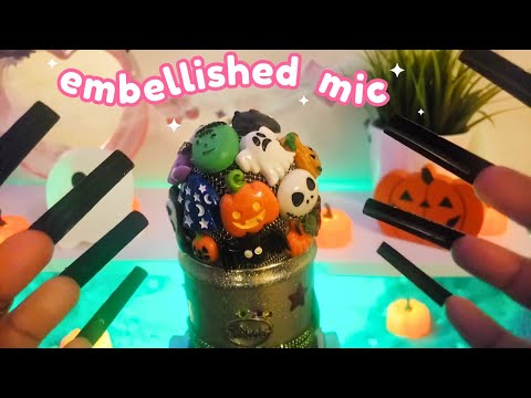 Embellished Mic ASMR Tapping and Scratching