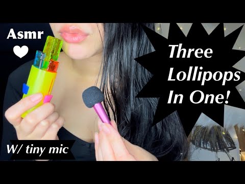 Asmr Triple Lollipop Some Whispering