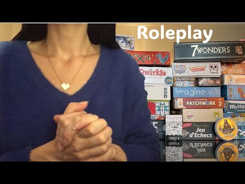 ASMR ROLEPLAY * vendeuse de jeux