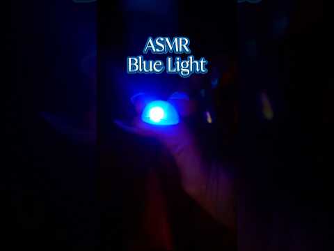 Just feel the #tingles 💙✨ #asmr #bluelight #mouthsounds #relaxing
