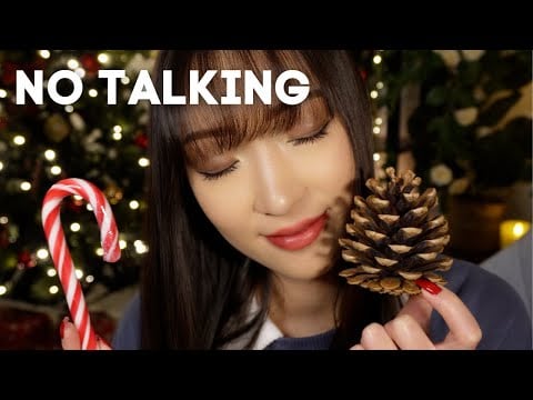 NO TALKING | 6 Triggers dans le thème de Noël 🎄 (papier cadeau, sucre d'orge, pomme de pin, bois...)