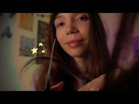 ASMR | Coupe de cheveux pour la nouvelle année et paroles motivantes 🌟