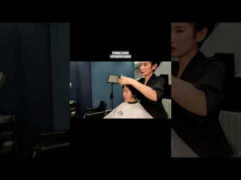 미용실 ASMR 시각과 청각의 활성화 높은각도의 상고컷트 경쾌하고 시원하게~Hair salon ASMR activation of visual and hearing.