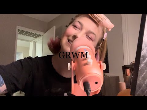 ASMR ♡ GRWM + 20 Facts About Me (whispering, tapping, lofi)