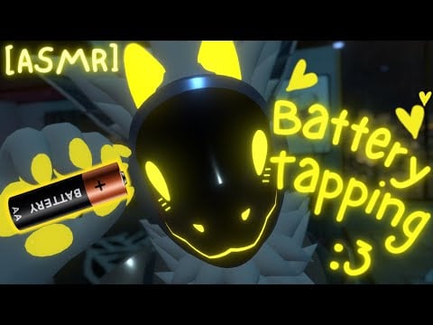 [Furry ASMR] Protogen taps on batteries to help you sleep :3 [Sleep-aid] [Whispering] [Tapping]
