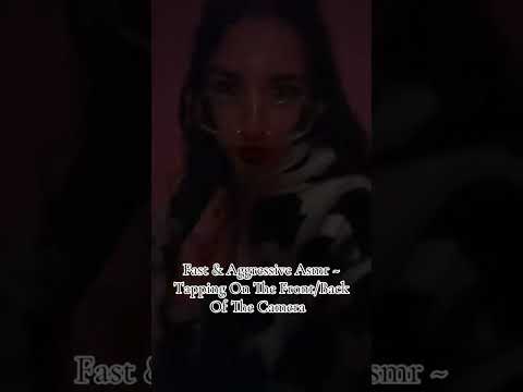 Fast & Aggressive Asmr ~ Tapping On The Front/Back Of The Camera #fastandaggressiveasmr #lofiasmr