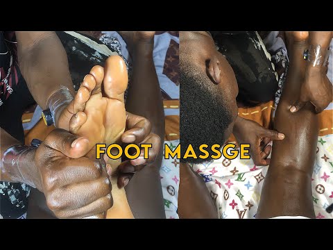 ASMR ✨ INTENSE Lymphatic Foot Oiling  MASSAGE | Tingles & Relaxation