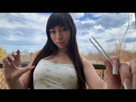 ASMR Plucking Your Face (Soft Spoken)