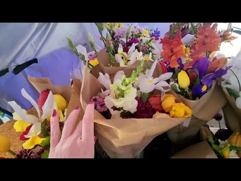 ASMR | Farmers Market Walk-Through | Spring 2024 (Whispered Voiceover)