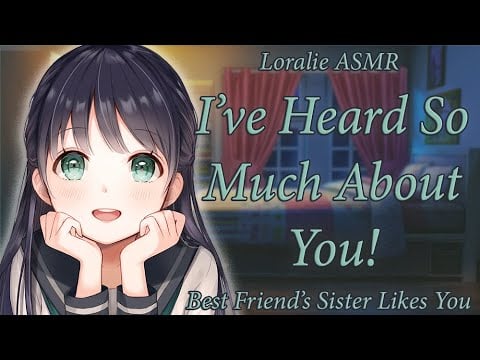 ASMR Best Friend's Little Sister Has a Crush on You F4A
