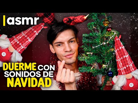 ASMR español PARA DORMIR en minutos con sonidos de navidad