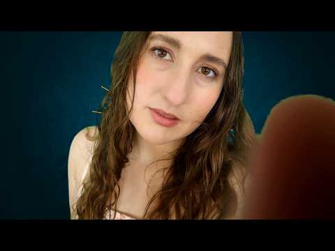 asmr face, neck & shoulder massage ❤️ soft spoken massage roleplay