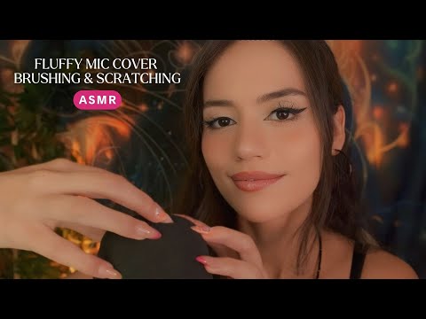 ASMR - Fluffy Mic Brushing and Scratching For Deep Sleep 😴