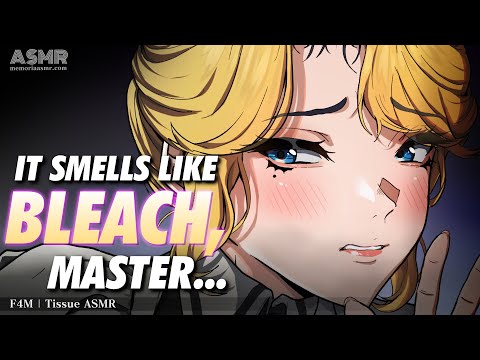Your Maid Gently Wipes Your Sticky Mess ASMR [F4M][3DIO]