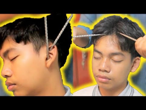 Amazing Head and Face Massage with Chopsticks and Spoon | ASMR