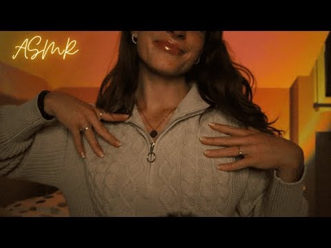 Cozy Autumn ASMR 🍂 | Sweater Scratching, Crackling Fire & Negative Energy Plucking + Exciting News
