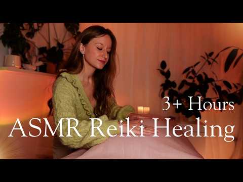 3 Hours ASMR Reiki Healing For Deep Sleep & Relaxation 🌸 Soft Spoken Personal Attention 
