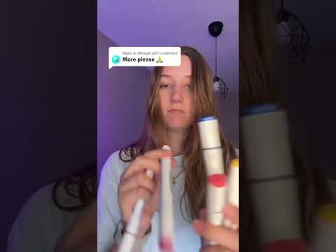Doing triggers for @whispersoft ! (Creds for triggers to him) #asmr #fastasmr #whispersoft #sleep