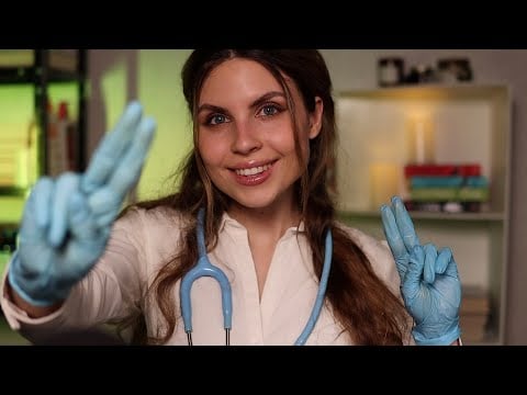 ASMR Extremely Detailed CRANIAL NERVE EXAM | Eye Exam,Hearing Test,Smell,Taste | Medical Roleplay