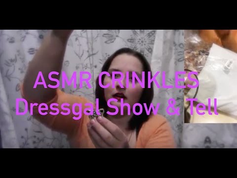 [ASMR CRINKLES] Dressgal Show & Tell Haul