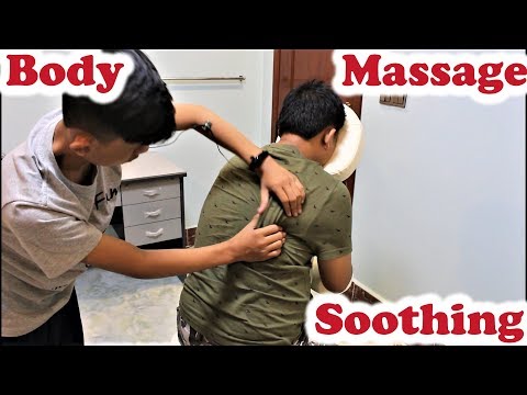 Soothing Simple Head and Back Massage by little cousin | ASMR Relaxing