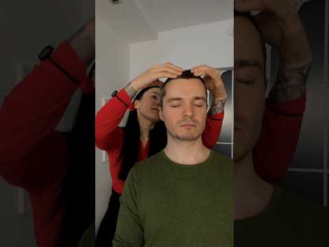 Style hair until it sits perfectly
