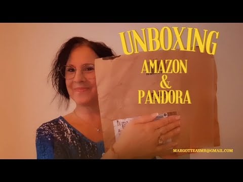 Asmr français, "Unboxing Amazon & Pandora                               📦📦