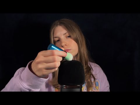 ASMR Mic Brushing Only (No Talking)