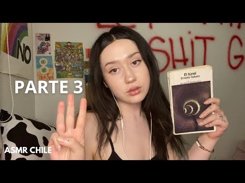 ASMR LEYENDO PARA QUE TE RELAJES🤍 EL TÚNEL PT.3