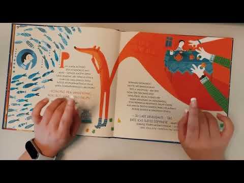ASMR reading in Lithuanian | semi-inaudible & unintelligble whispering | ASMR lietuviškai