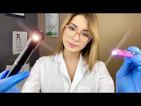 ASMR Light Eye Exam ASMR Follow the LIGHT Detailed Medical Roleplay, Light Sensitivity Dark Room RP