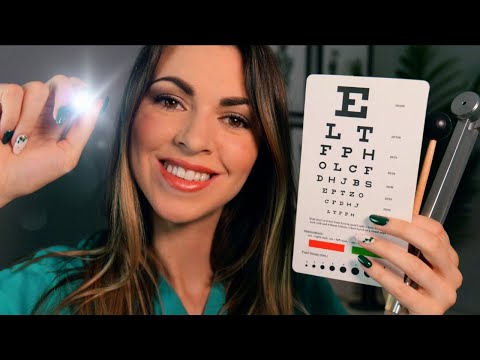 [ASMR] Classic Cranial Nerve Exam (Detailed & Realistic) ♡