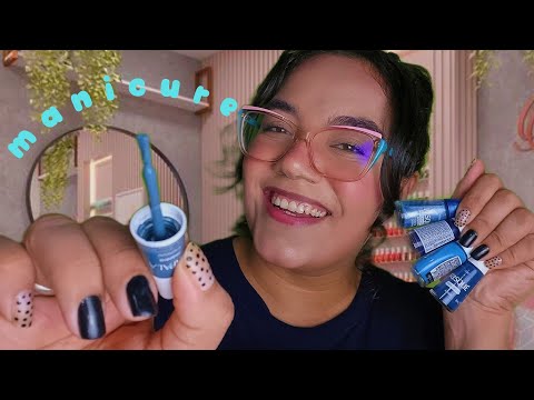 ASMR MANICURE PINTANDO SUAS UNHAS 💅💕