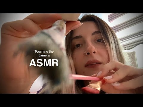📷 ASMR Touching the Camera 👆🏻 Tapping, Poking, Brushing, Scratching, Plucking - No Talking & Lofi
