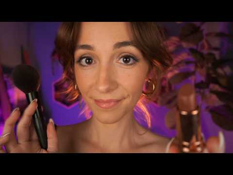 ASMR | Doing Your Makeup 🌸 (layered sounds, gentle personal attention)