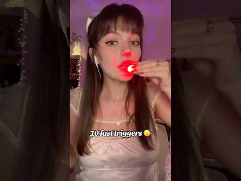 10 Fast and Aggressive Triggers To Give You Tingles #asmr #asmrtriggers #tingles