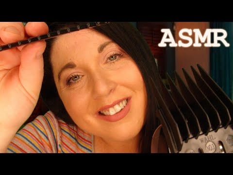 ASMR Men's Haircut (Husband) Roleplay (Clippers, Scissors, Combing, Whispered, Personal Attention)