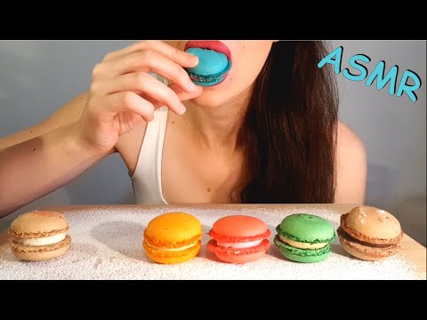 ASMR | Eating Macarons | CRISPY SOUNDS | No Talking | Lady M. ASMR