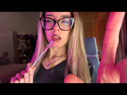ASMR Girl Next Door Draws On Your Face