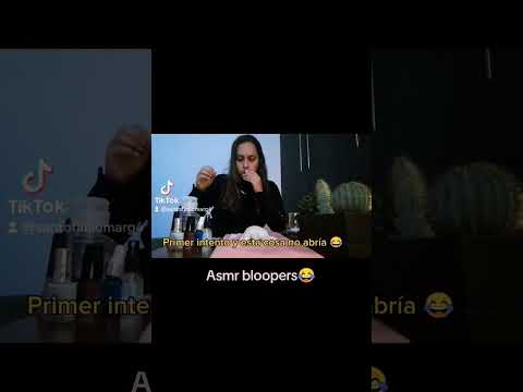 ASMR Bloopers 😂 #asmr #asmrsounds #colombia #tiktok #trending #viral #blooper