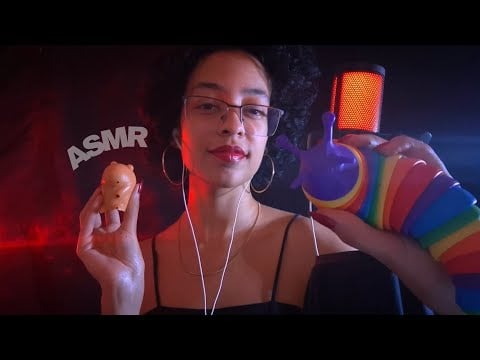 ASMR | OS GATILHOS NOVOS COM MUITOS SONS DE BOCA 💆‍♀️