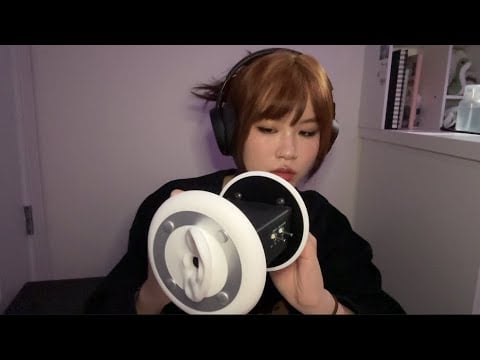 ASMR Your Friend Cleans Your Ears // 3dio ear cleaning , massaging