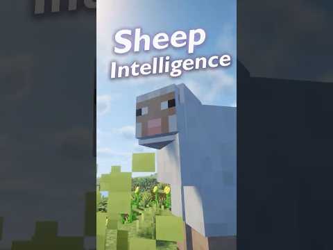 The Intelligence of a Minecraft Sheep 🐑 #minecraft #asmr