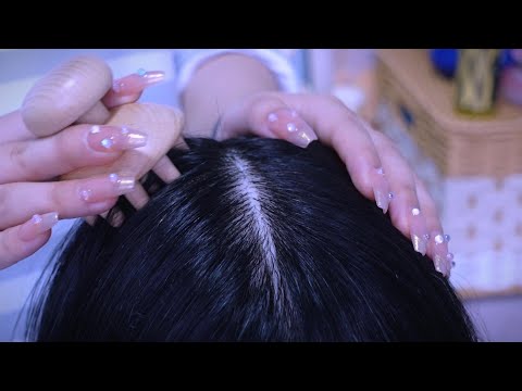 ASMR Hair Heaven: Black Hair Care with Secret Oils, Relaxing Brushes and Nail Tingles No Talking