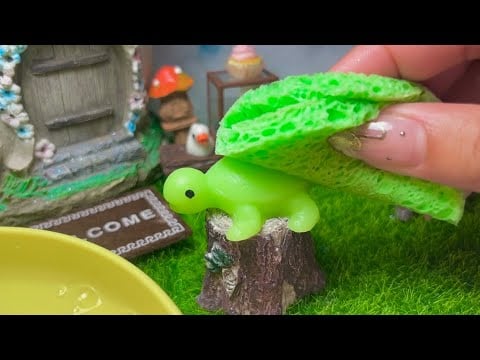 ASMR 🐢✨Mochi Squishy Turtle Spa & Shell Care (Toy ASMR to Heal Your Inner Child!)