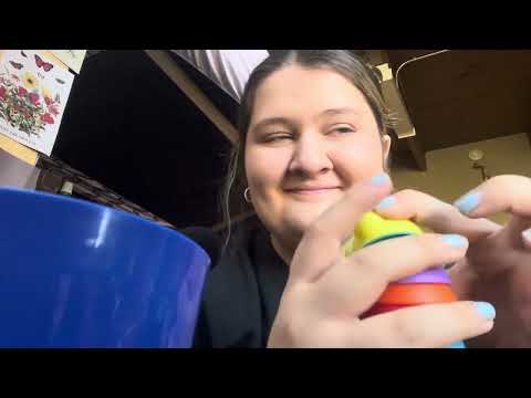 TALKING AND TAPPING ASMR