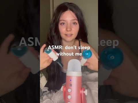 don’t sleep without me 🤍#asmr #girlfriendasmr #whisper #cozyasmr #tingles