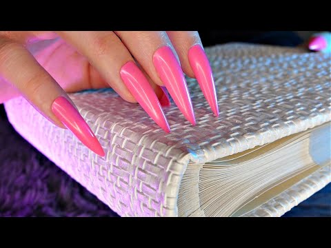 ASMR Deep Textured Book Scratching | with Tapping, Tracing & Scratch Tapping | No Talking